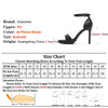 Summer Basic Outdoors High Heels 8CM 9.5CM Sexy Ankle Strap Party Sandals Classic Women Daily Office Shoes Sandalias De Mujer