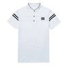 Men's Fashion Summer POLO T-shirt Casual Cotton Breathable Top Stand Up Neck Short Sleeve Korean Comfortable T-shirt