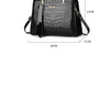 The texture of high-grade fashion crocodile print women's handbag, simple temperament all shoulder crossbody bag