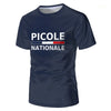 Picole Nationale T Shirt Loose Men 3D Printed T-shirt National Picole T Shirts Humorous Homme Tshirt Classical Tops