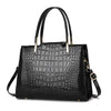 The texture of high-grade fashion crocodile print women's handbag, simple temperament all shoulder crossbody bag