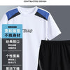 2024 Summer New Fashion Trend Short-Sleeved T-shirt Sports Set Men's Casual Loose Ice Silk Breathable High-Quality Two-Piece Set