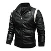 Autumn Winter Bomber Leather Jacket Men Scorpion Embroidery Hooded Jacket PU Leather Motorcycle Mens Ryan Gosling Drive Jacket