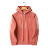 Light luxury wear with grapefruit red casual sports suit autumn and winter slim-fit men's and women's hoodie pants