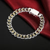 925 Sterling Silver Solid 8/10mm chain Bracelet men women Chain noble wedding Jewelry fashion charms party birthday gift