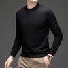 High-quality Men's Long-sleeved T-shirt, Casual, Versatile Men's Daily Henley Shirt, Autumn Thickened Men's O-neck Undershirt.