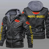 Cross-border Best-seller Men's Leather Jacket Pu Material Motorcycle Windproof Warm Leather Coat European Style For Autumn