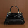 Handbag Leather women's bag Crocodile patterned real cowhide totebag fashion ladies handbags famous brand Women's bags