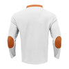 Cross-border new men's waffle color matching strap V-neck top casual long-sleeved bottoming T-shirt