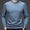 High-quality Men's Long-sleeved T-shirt, Casual, Versatile Men's Daily Henley Shirt, Autumn Thickened Men's O-neck Undershirt.