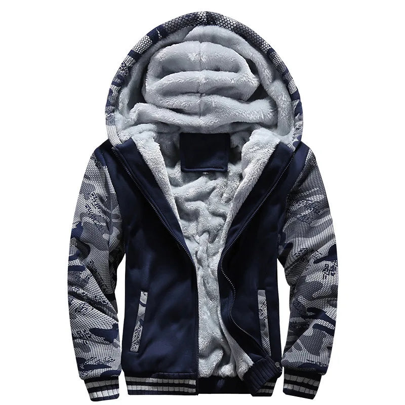 Cardigans Fleece Zipper Hooded