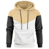 New Patchwork Hoodies Men Fashion Hooded Sweatshirts Spring Autumn Comfortable Streetwear Pullover Casual Male Sportswear