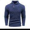 Men's Sweater Knit Pullover Fashionable Polo/Turtle Neck Slimming Smooths Your Silhouette Winter Casual Thick Thin