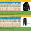 men's multi-pocket zipper hoodie + sweatpants two-piece jogging leisure fitness sports clothing set