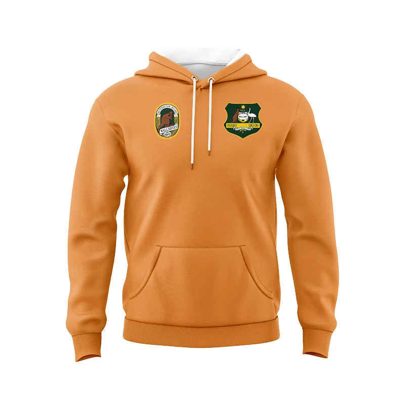 New Australian Retro Hoodie Sweater Rugby Jersey Australian Rugby Jersey Comfortable and Good-looking Nostalgic Hooded Jacket