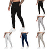 Autumn Men's Casual Formal Pants Button Stretch Skinny Slim Fit Joggers Pants Sport Workout Trousers Leggings Pencil Pants