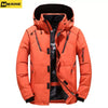 luxury Winter Goose Outdoor Down Jacket Men Winter Warm Solid Color Hooded Down Coats Thick Duck Parka Mens Down Jackets