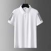 Polo Ice Silk Suit Men's Casual Relaxed