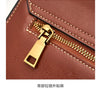 Genuine Leather Women luxury bag high quality Simple vintage Fashion Postman handbags ladies shoulder green small bag