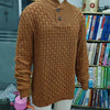 Men's Sweater Knit Pullover Fashionable Polo/Turtle Neck Slimming Smooths Your Silhouette Winter Casual Thick Thin