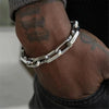 New Punk Stainless Steel Biker Rock Chain Bracelet for Men Personality Fashion Party Jewelry Gift