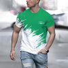 Summer Men's T Shirt Casual Round Neck Loose Tops Fashion Color Contrast Print T Shirt For Men Funny 3D Tee Street Trend Clothes