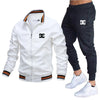 Men's Sets Jacket and Sweatpants 2-piece Set Casual Spliced Pants Baseball Stand Neck High Quality Jogging Jacke