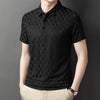 Jacquard POLO Shirt Fashion Casual Wrinkle Resistant Comfortable Top