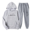 Autumn And Winter Fashion Brand Men Tracksuit New Men's Hoodies + Sweatpants Two Piece Suit Hooded Casual Sets Male Clothes