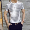 MRMT Brand New Men's T-Shirts Short-Sleeved For Male T-Shirt Version Men Striped Round-Collar T Shirt Tops Tees Man Tshirt