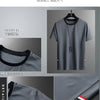 2024 Summer Time Ice Silk Sports Large Size Short Sleeve T-shirt Set Men's Casual Relaxed Breathable High Quality Two-Piece Set