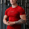 Summer New Fitness Clothes Coach Sports T-shirt Muscle Tights Men High Elastic Training Clothes Short Sleeve Fitness Clothes Men