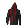 Game God of War Cosplay Kratos Zipper Hoodie Costume Men and Women Leisure Sports Sweater 3D Printing