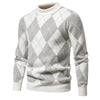 High Quality Trend Men's  New Imitation Mink Sweater Soft and Comfortable Warm Knit Sweater  Pullover TOPS