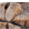 Maomaokong Real Fur Jacket  Women Winter Short Natural real Fox Fur Lady Zipper Fur Coat Female Warm Jacket  with Collar