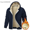 leisure man's Windproof Thick Cardigans jacket