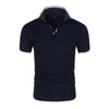 Casual Short-sleeved Polo Shirt Fashion Lapel T-shirt Breathable Men's Shirt Fashion Street Clothing