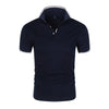 Casual Short-sleeved Polo Shirt Fashion Lapel T-shirt Breathable Men's Shirt Fashion Street Clothing