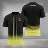 Fashion Badminton Training Clothing 3D Digital Printing Men's T Shirt Outdoor Tennis Sportswear Summer Loose Short Sleeve Tops