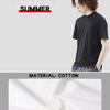 Anime Printed Men T Shirt Casual Summer 100% Cotton Funny Street Clothing Loose Oversized Short Sleeved Breathable Soft T-Shirts