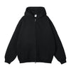 Fleece double zippered Cardigan Hoodie