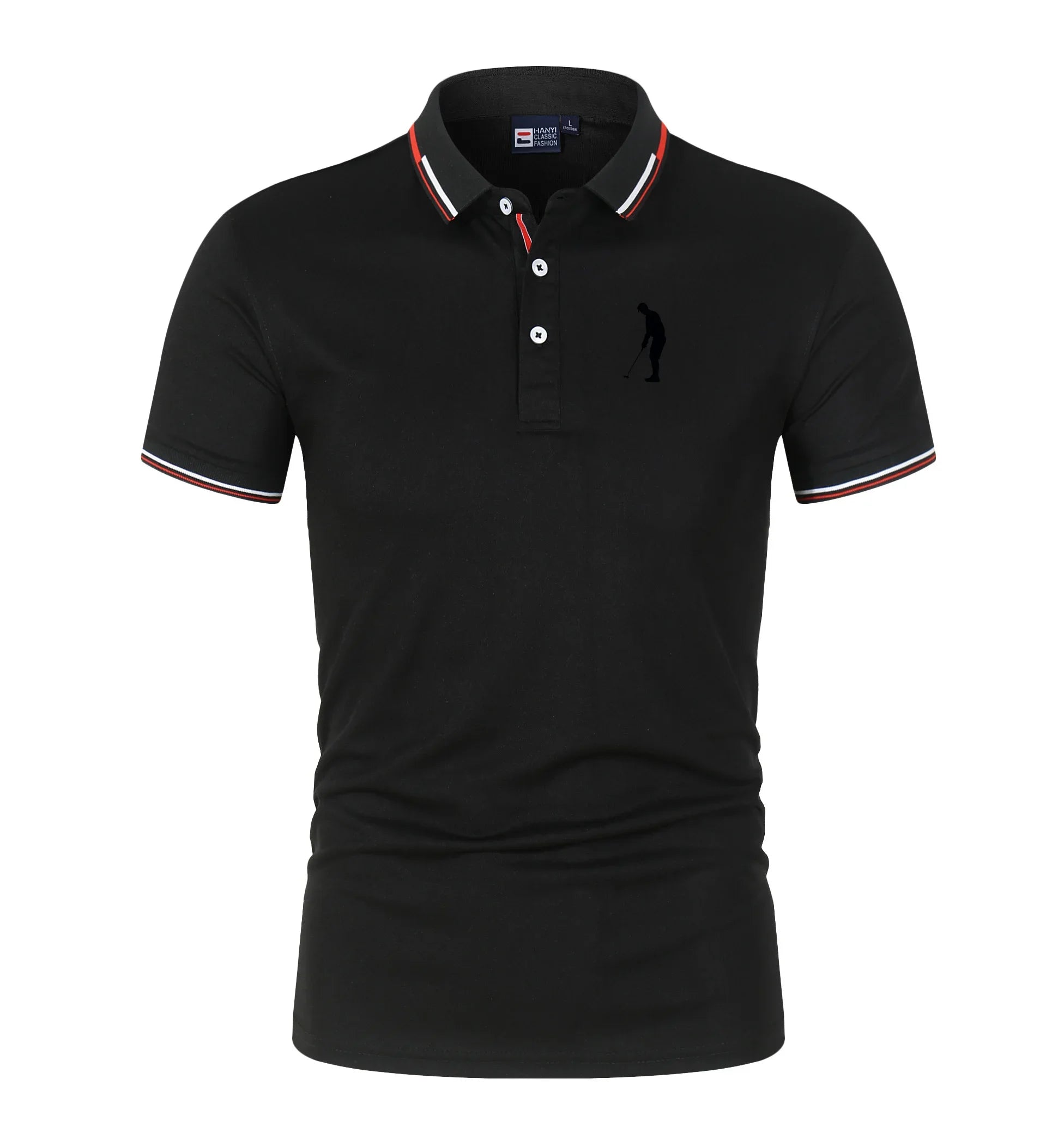 Men's Golf Clothes Summer Lapel Short Sleeve Button Pullovers Trend T-Shirts Tops Work Business Leisure Quick-Dry POLO Shirt