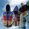 Gundam Cosplay Animal costume Hoodie Char Aznable Sweatshirt Sweatshirt Coats Men And Women