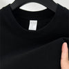 100% pure cotton summer high-end brand men's short sleeve round neck fashionable style half sleeved top breathable T-shirt