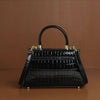 Handbag Leather women's bag Crocodile patterned real cowhide totebag fashion ladies handbags famous brand Women's bags