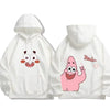 New Pattern Spongebob Cartoon Anime Printing Men's and Women's Hoodies Autumn and Winter Fashionable Couple's Clothing Hoodie