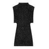 Sequined Party Dress Shoulder Pad Sheath Mini Dress Sleeveless Nightclub Party Women Elegant Chic Dresses