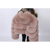 MAOMAOKONG Trend New Real Fur Coat Natural Fox Fur Women's Winter Coats Short Jackets Female Clothing Vests Fashion