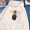 Hip Hop Bear Hoodie Men Los Angeles California Letter Hoodies Streetwear Hip Hop Sweatshirt Street Comfort Hoody Men's Clothing