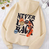 Never Look Back Creative Smile Skull Hoodies Men Women Warm Comfortable Sweatshirt Loose Hip Hop Street Clothes Loose Hoody